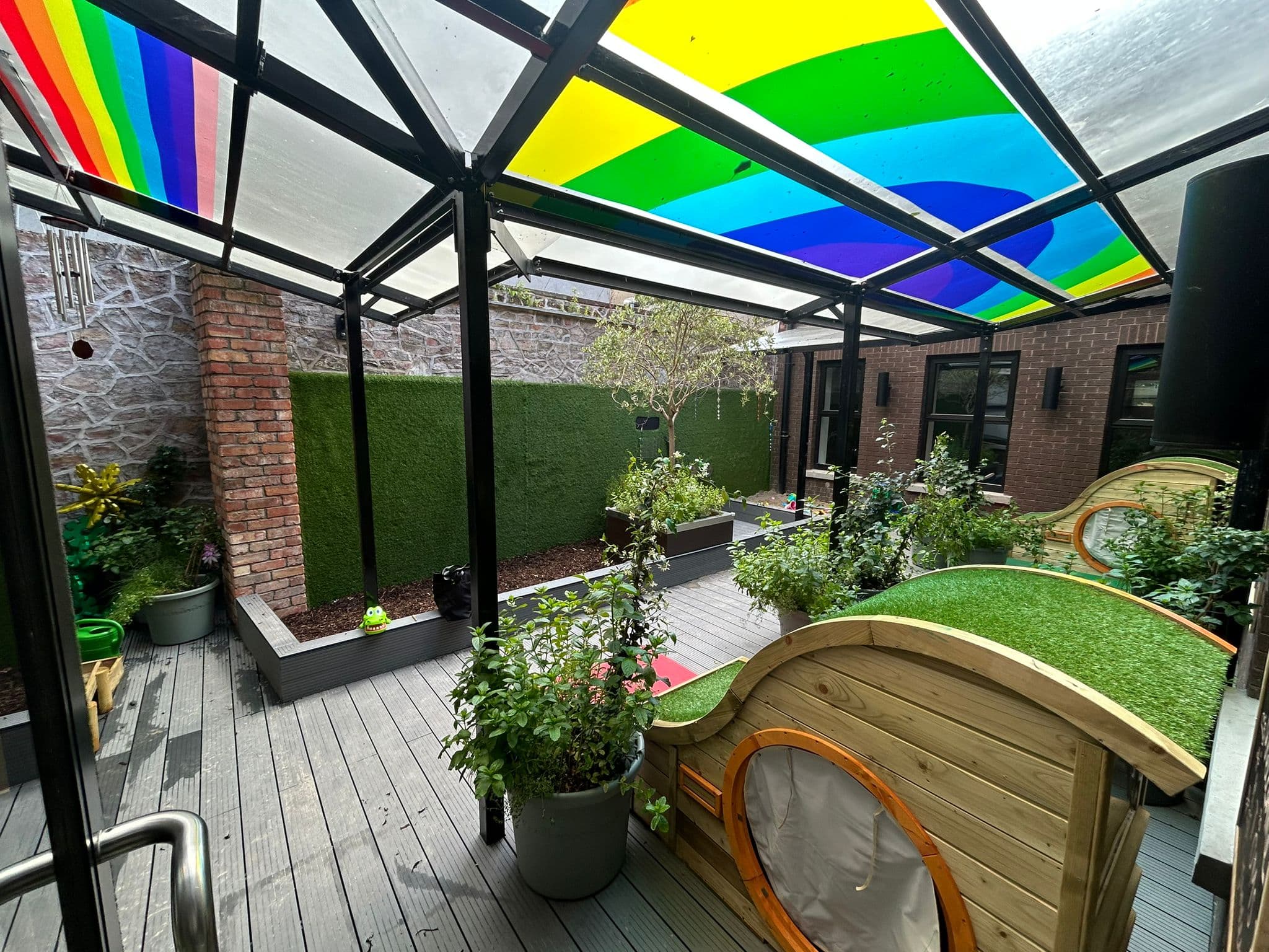 NDI garden and outdoor play space