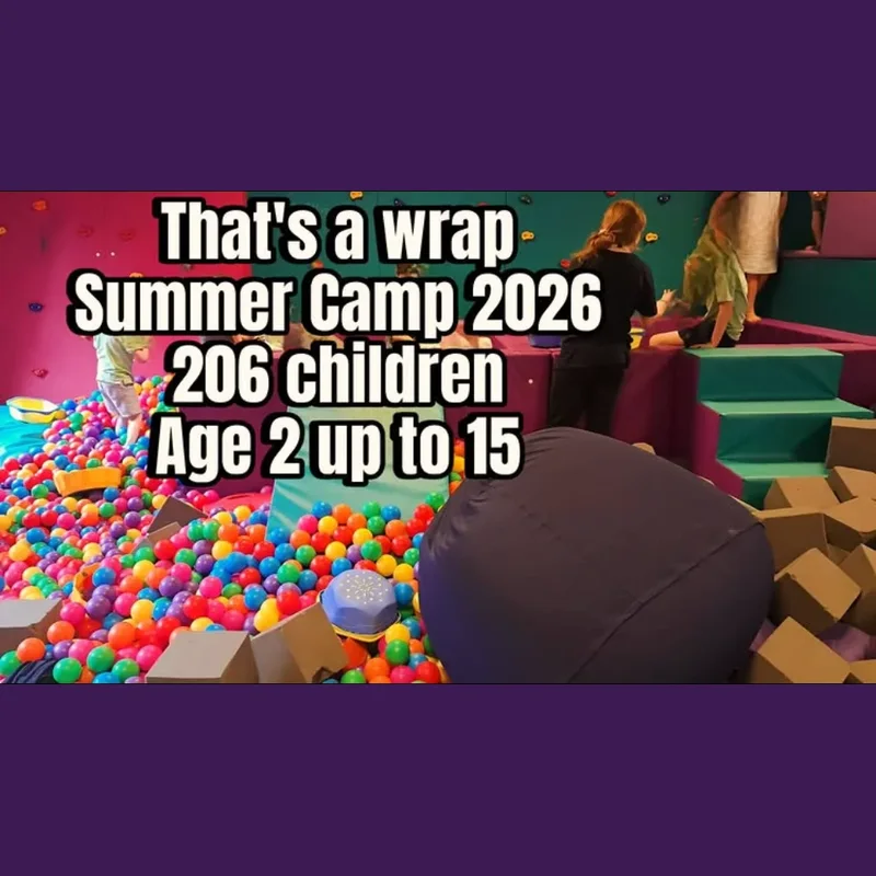 That's a wrap: Summer Camp 2026, 206 children, age 2 up to 15